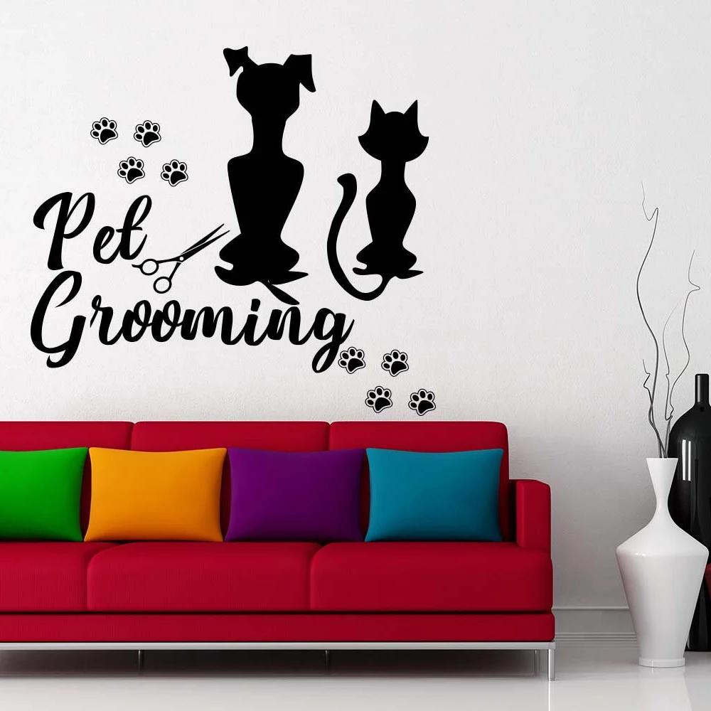 Виниловая наклейка для ухода за домашними животными Q583 | Дом и сад