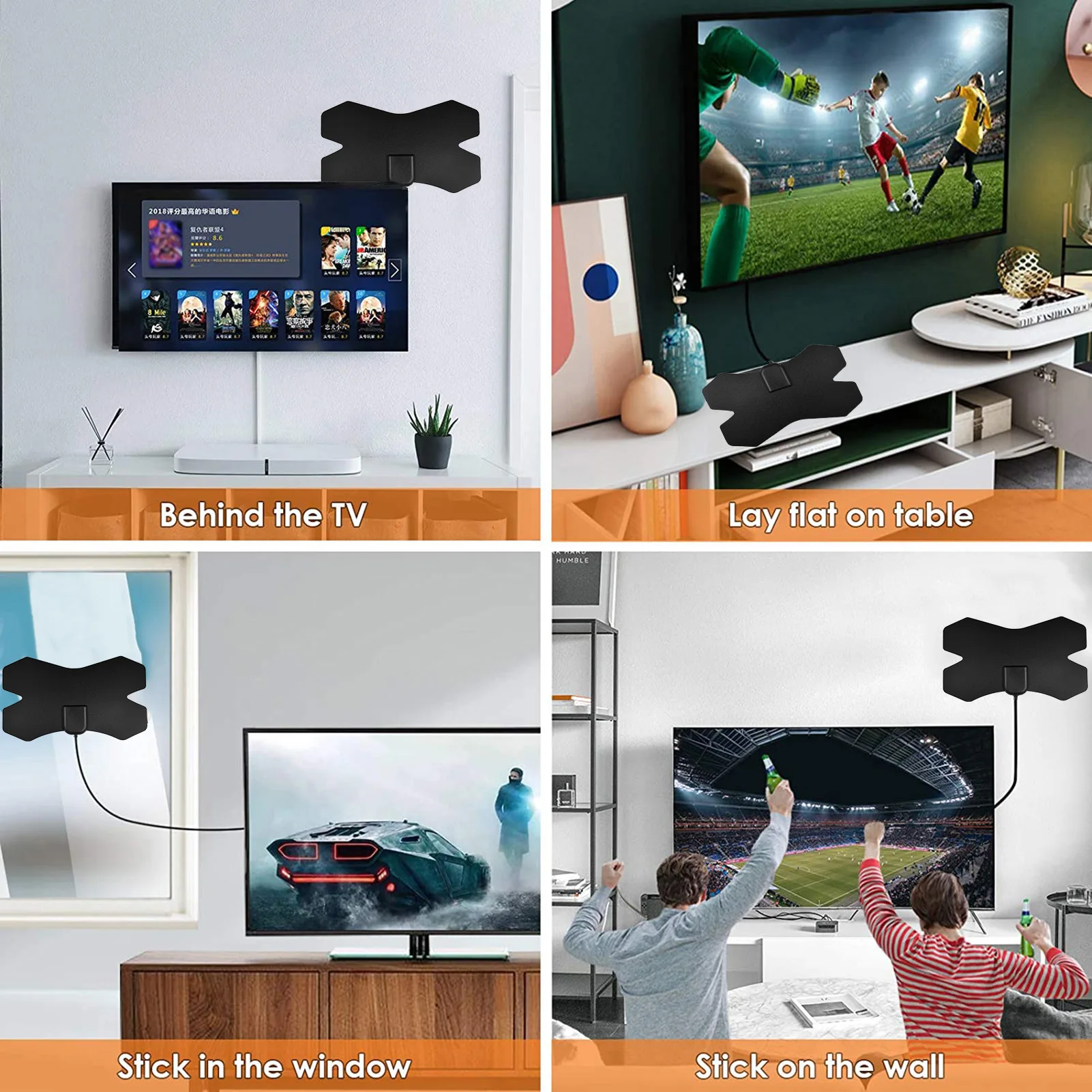 2021 новейшая ТВ приставка с высоким коэффициентом усиления HD TV D цифровая антенна