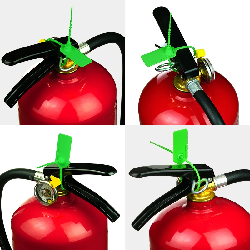 100 шт. Огнетушитель уплотнения Пластик одноразовые безопасности