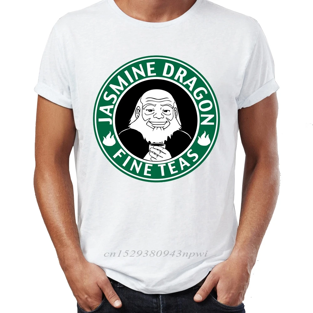 Мужские футболки в стиле хип-хоп с принтом дяди Iroh Fine Tea The Last Airbender для уличных