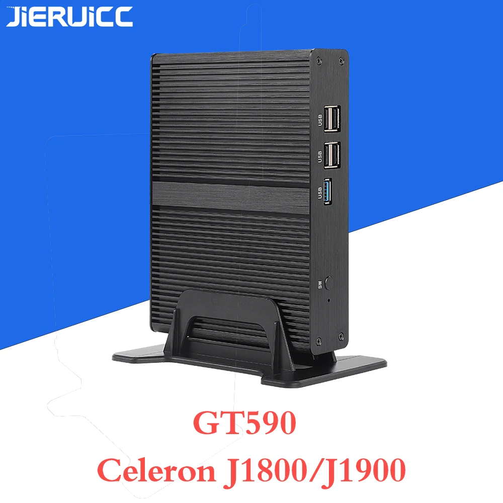 Мини ПК intel celeron j1800 j1900 4K HD мини компьютер Celeron 2955U для офиса/HTPC/колл