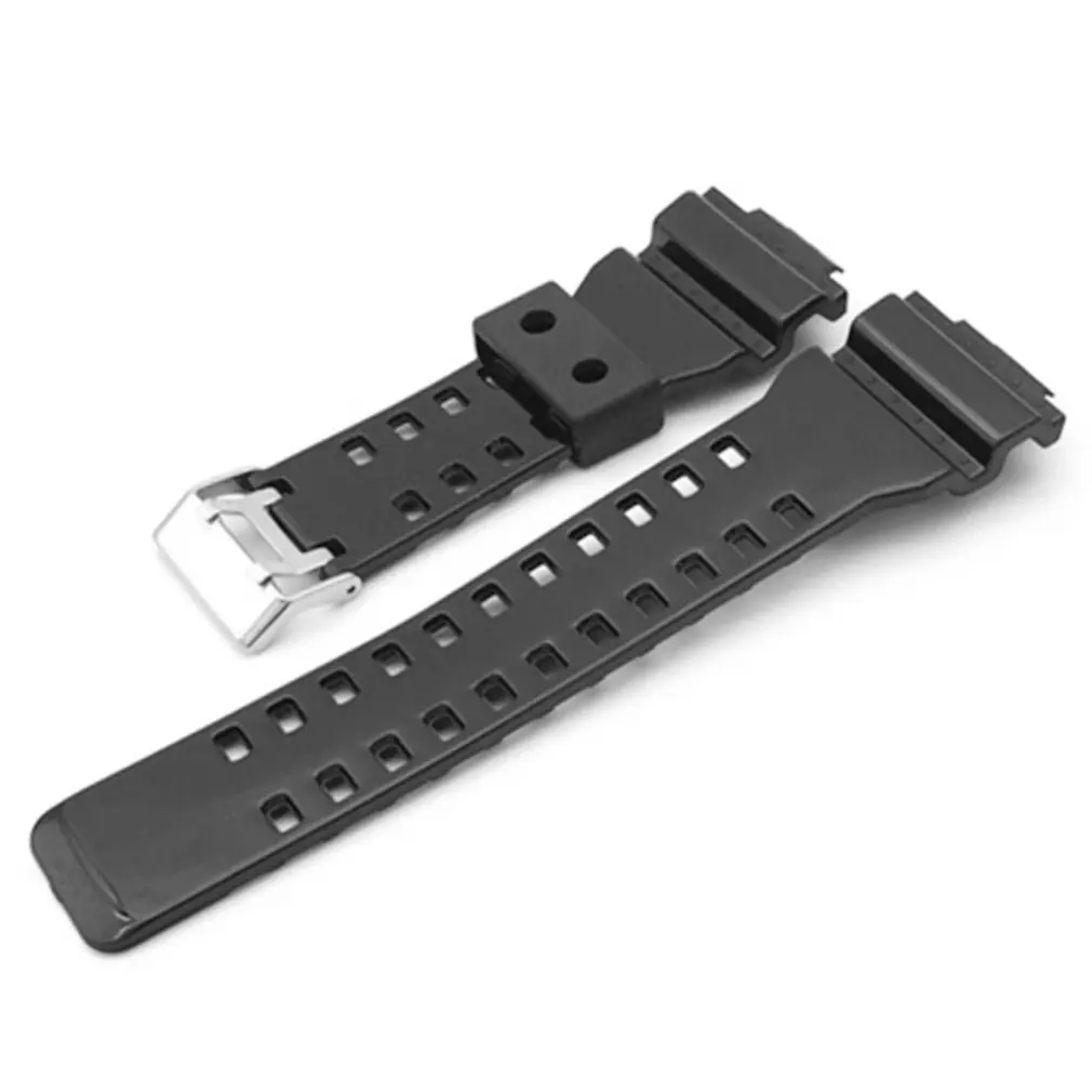 16mm Silicone Rubber Watch Band Strap Fit For G Shock Replacement Black Waterproof Watchbands Accessories Dropshipping