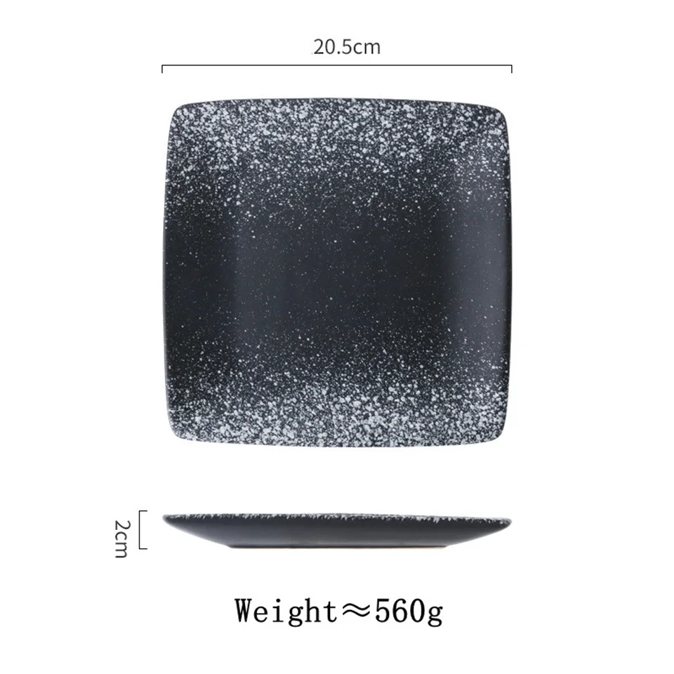 

Ceramic Steak Western Dish Plates Fruit Dish Dessert Tableware Steak Dishes Japanese Sushi Sashimi Plate Dish Salad Plate
