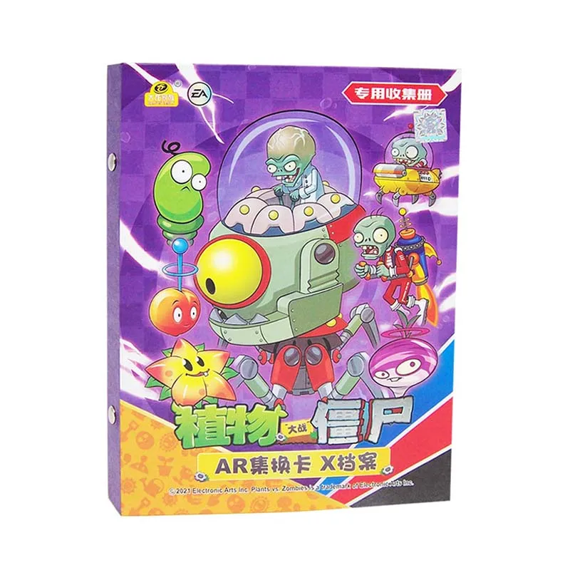 

80/160PCS Album Zombie 2 Card Holder Book Letters Paper Game Pea Peashooter SunFlower Chomper Collection Kid's Gift Playing Toy