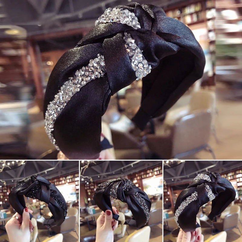 

Hairband Headband For Women Girls Knot Wide Hair Hoop Hair Bow Hair Bands Hair Accessories 2021 Hot New