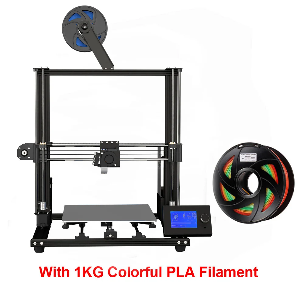3d принтер 3д принтер Анет A8 Анет A2 auto level и нормальный 3D-принтеры i3 pritner DIY Kit Высокое качество i3 комплект нити 8 г SD карты Инструменты принтер - Цвет: Full DIY Add 1KG PLA