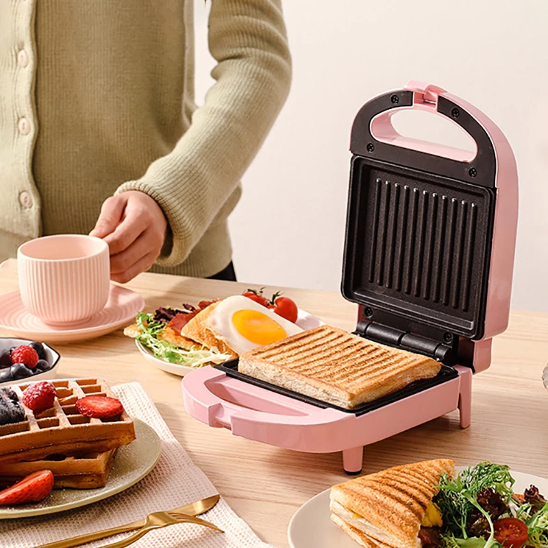 Breakfast Machine Sandwich Maker Waffle Maker Home 3 in 1 Double Side Non-stick Baking for Bread Kitchen Appliances 220V MB03