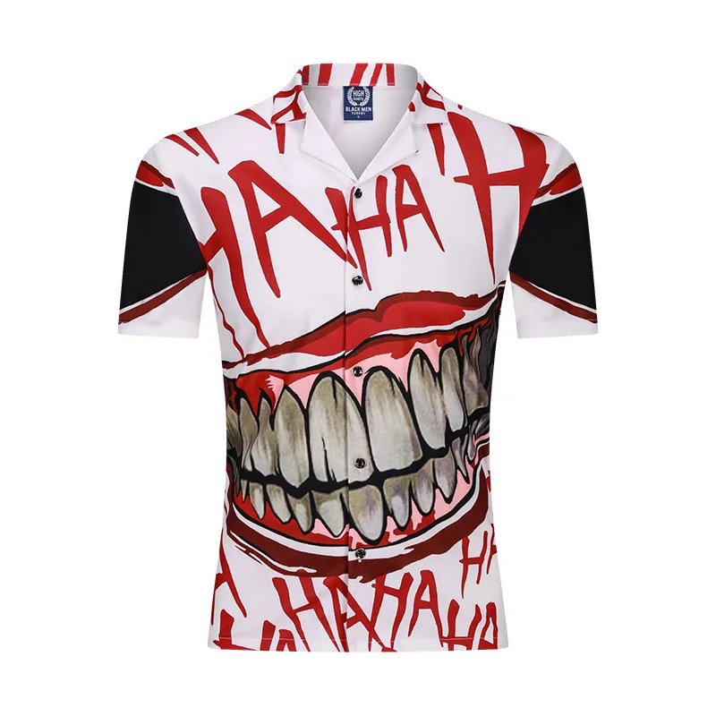 

Рубашка мужская, летняя, в стиле хип-хоп, с гавайским принтом