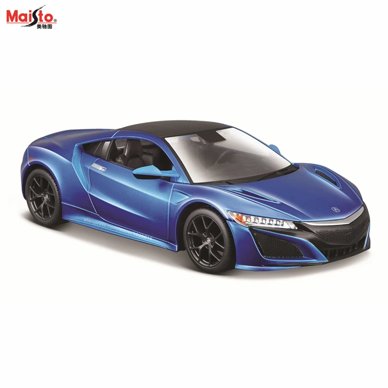 Модель автомобиля Maisto 1:24 Honda Acura 2018 ACURA NSX литье под давлением модель поделки