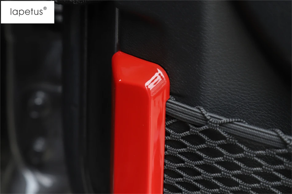 Lapetus аксессуары для Jeep Wrangler JL 2/4 двери внутренняя дверная ручка подлокотники литейный Ящик Контейнер для хранения чистая молдинг крышки