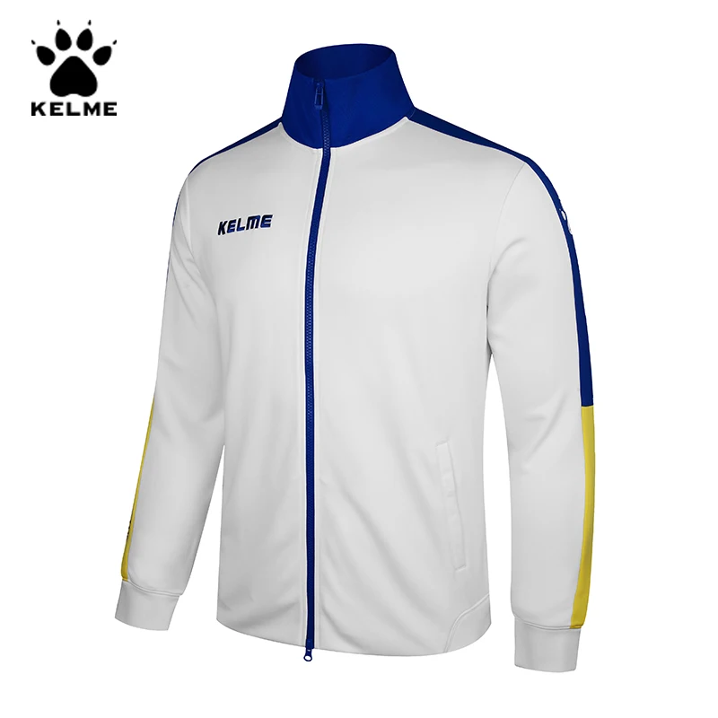 Мужская винтажная куртка в полоску сбоку KELME Весенняя Спортивная одежда для бега