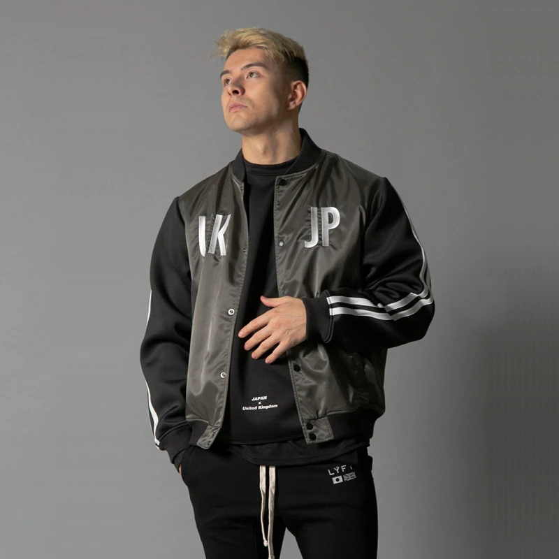 Япония и принт Флаг Великобритании 2020 Новый осень зима случайные бомбардировщик