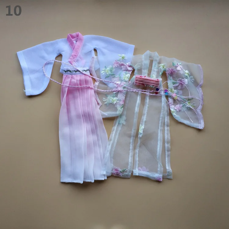Bybrana 1/6 костюм в китайском стиле BJD аксессуары для кукольной одежды