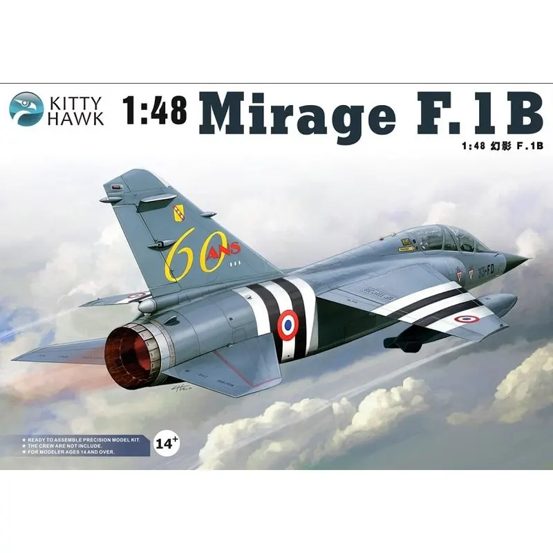 Kitty Hawk KH80112 1/48 Mirage F. 1b масштабный модельный комплект|Наборы для сборки моделей| |