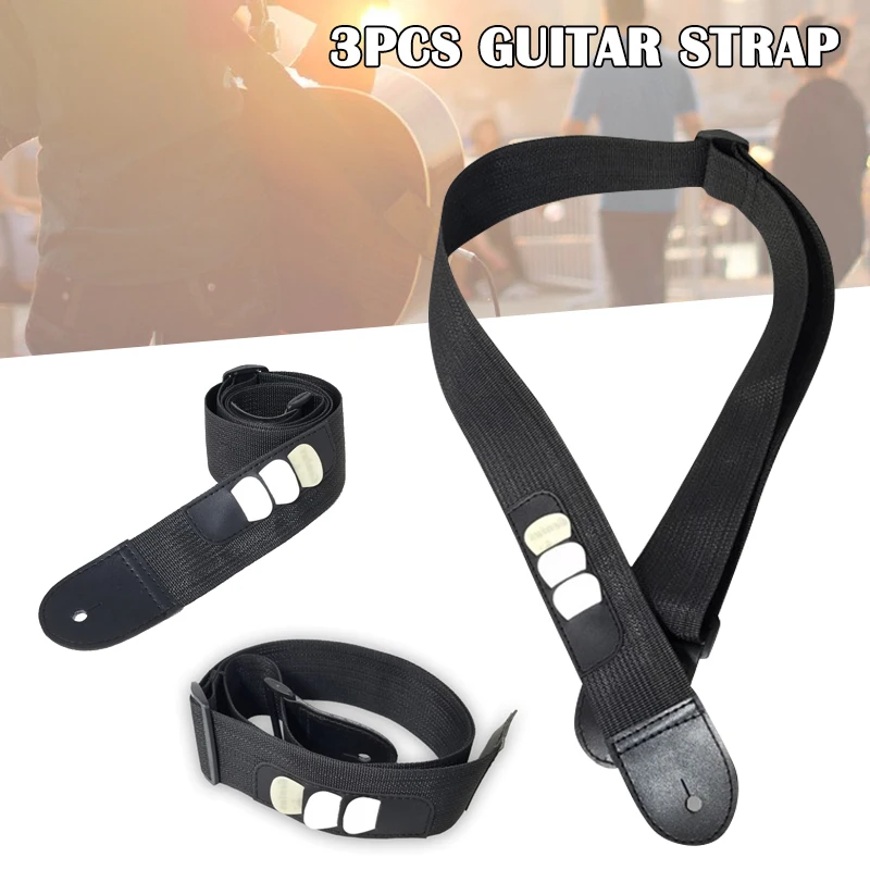 

Ремень для гитары Универсальный Регулируемый из искусственной кожи, 65-128 см