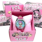 Оригинальные часы Lol Surprise Девочка Аниме мультяшная кукла узор Игрушка аксессуары кожа детский подарок на день рождения Рождество Хэллоуин