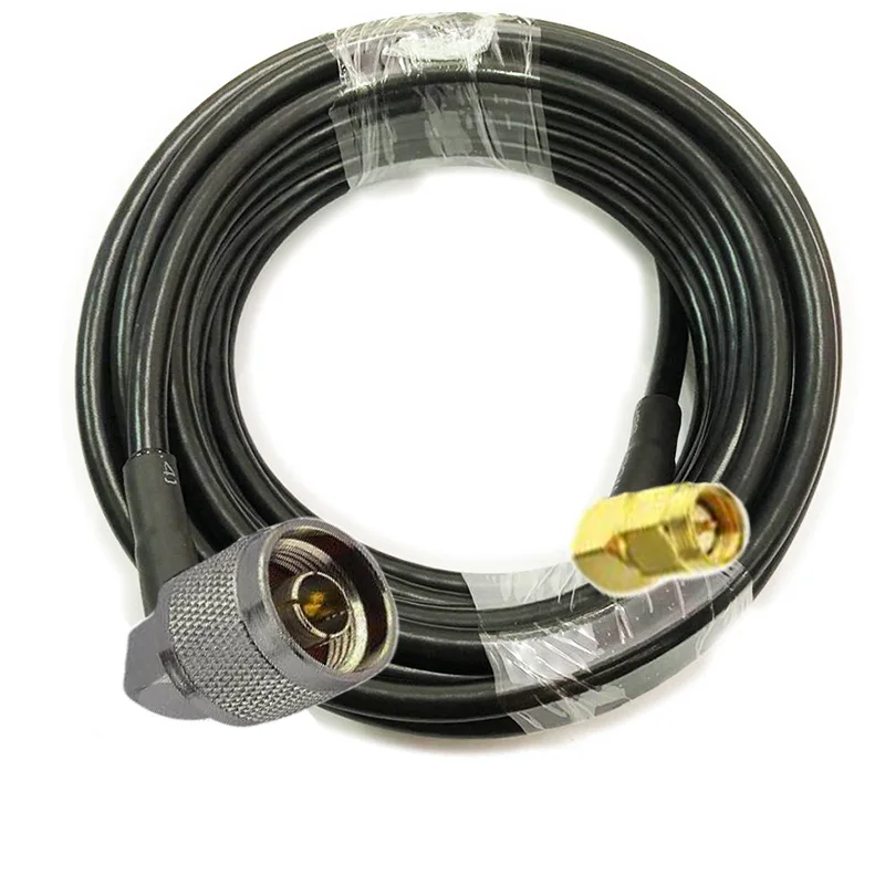 LMR195 кабель SMA Male RA N коннектор с прямым углом радиочастотный коаксиальный
