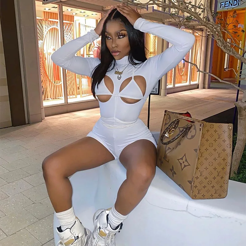 

Модное платье для тренировок, женские облегающие комбинезоны с длинным рукавом, тренировочный бюстгальтер с перекрестными вырезами, Облег...