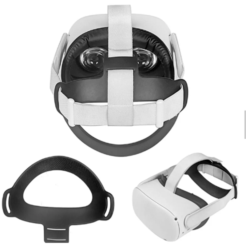 

Съемная повязка на голову для Oculus Quest 2, повязка на голову, снижение давления на голове, гарнитура виртуальной реальности, накладка из ТПУ, фи...