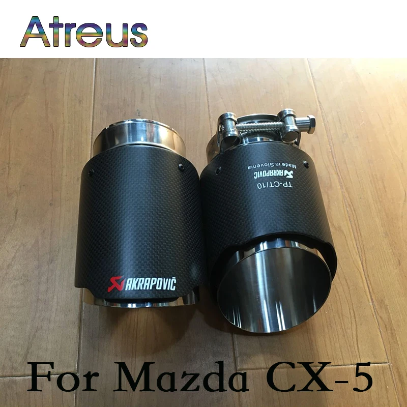 Akrapovic автомобильный глушитель для Cadillac ATS Jeep grand cherokee Prado Mazda 6 Atenza CX-5 CX5