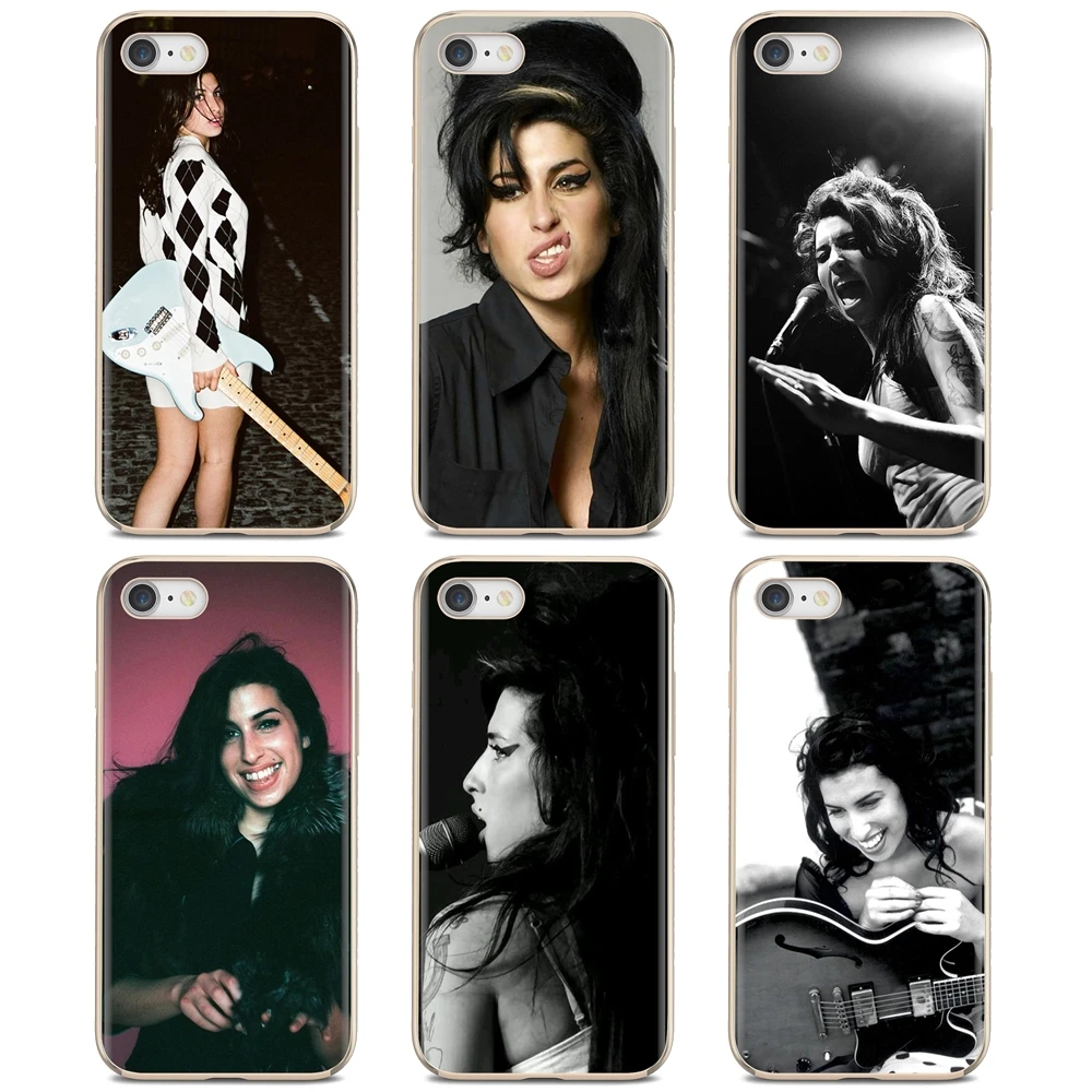 

For iPod Touch For iPhone 11 Pro 4 4S 5 5S SE 5C 6 6S 7 8 X XR XS Plus Max Cell Phone Cases Slim Soft TPU Silicon Amy Winehouse