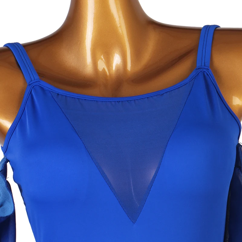 Платье для вальса синее бальных танцев на заказ платья конкурса |