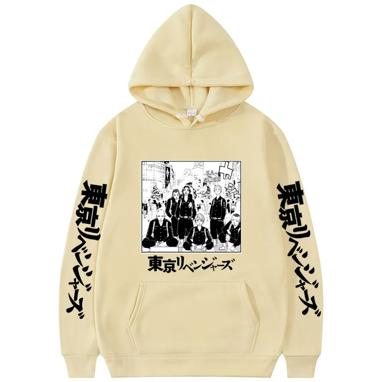 

Original Anime Style Hoodies New Japan Manga Clothing Tokyo Revengers Pattern Print Hoodie Men Women Fashion Harajuku Sweatshirt