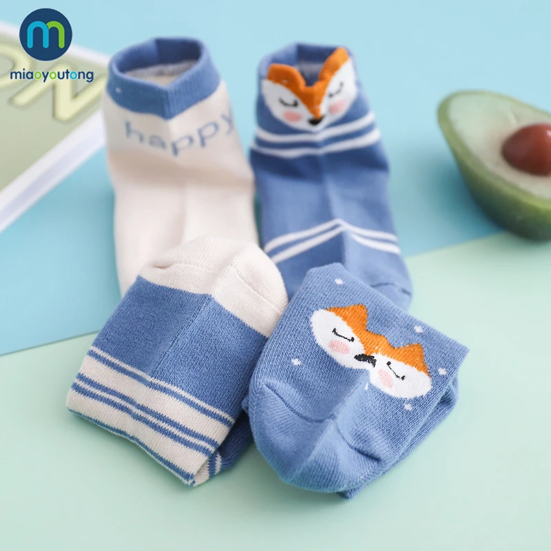 5 Pairs/Lot High Quality Cute Cartoon Thick Cotton Knit Baby Socks Children's Socks For Girls Kids Socks For Boys Miaoyoutong