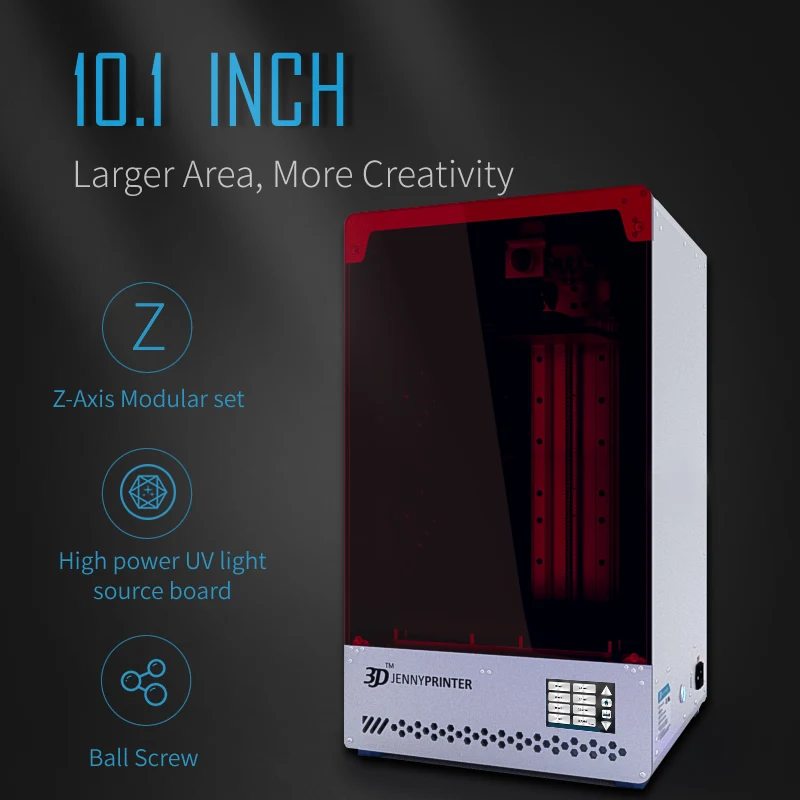10 1 дюймовый LCD DLP 3D принтер! JennyPrinter светильник Z320 сверхбольшая панель с размером