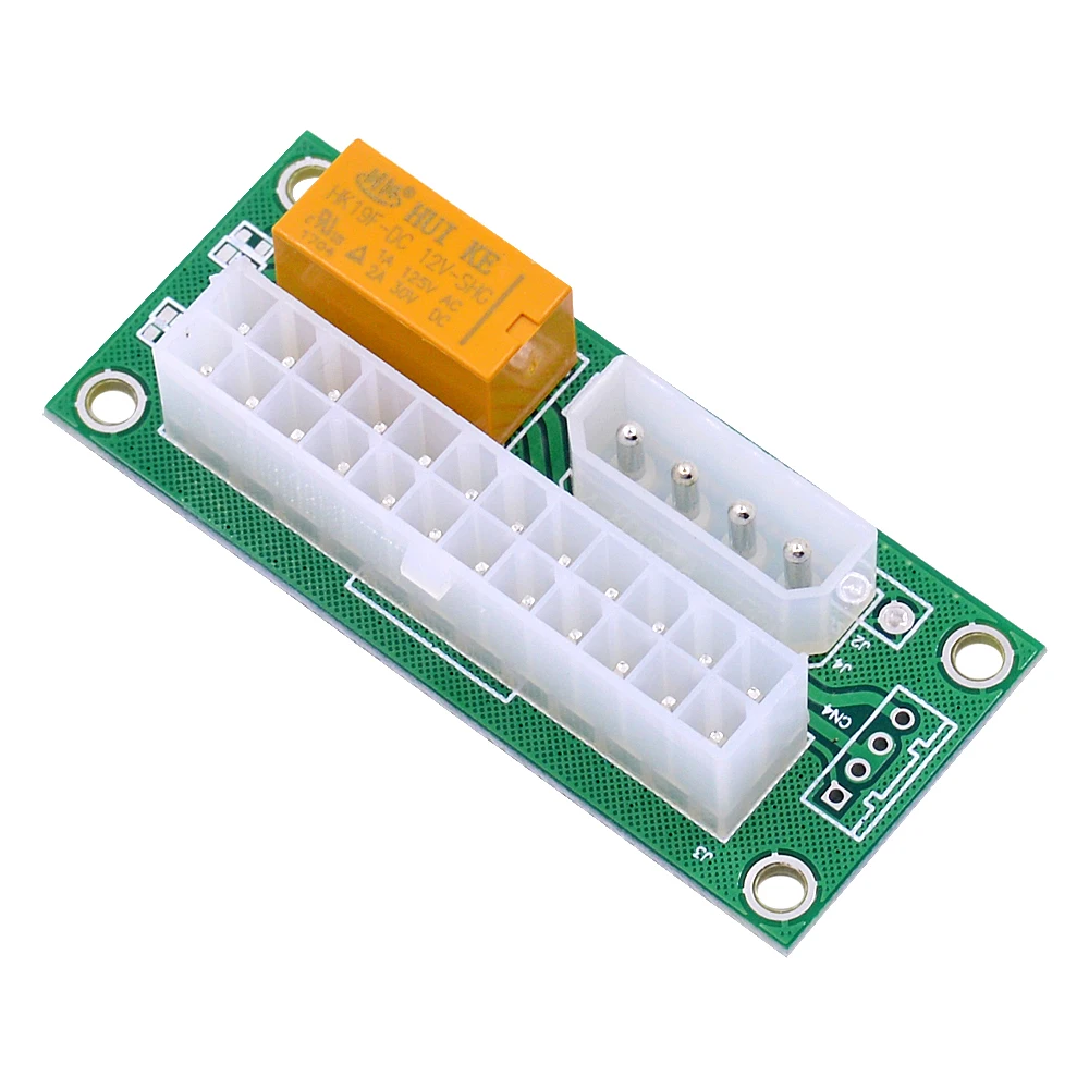 Адаптер питания CHIPAL с двойным блоком ATX 24Pin на 4Pin SATA Sync Starter удлинитель кабеля