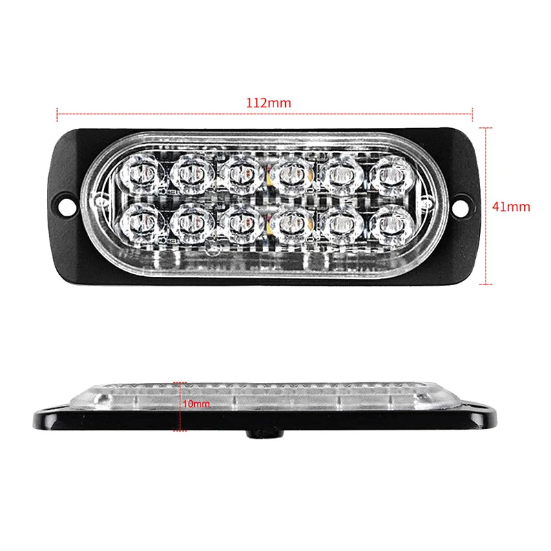 

Urgent Working Light Working 12V-24V Transparent Truck Warning Accessories
