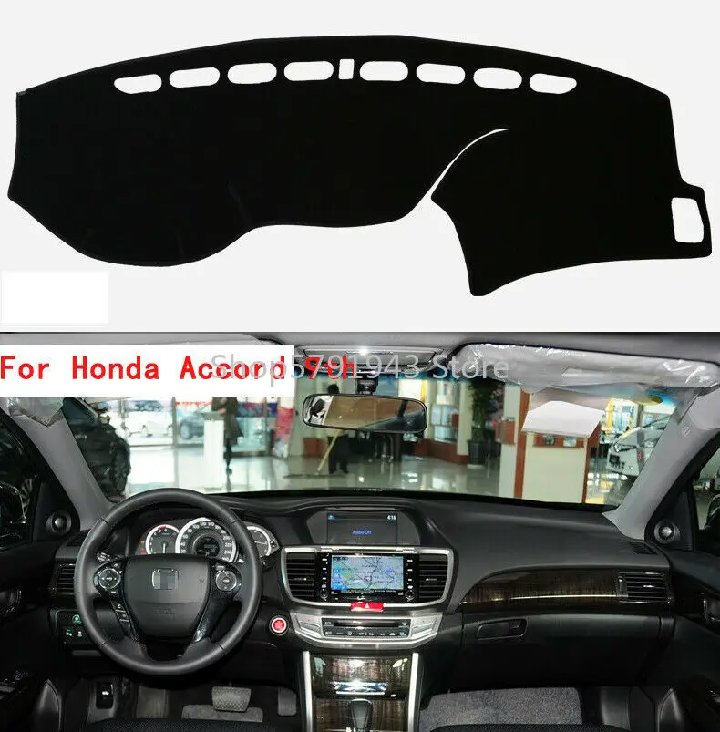 

Чехол для приборной панели автомобиля, коврик, Солнцезащитный ковер, противоскользящий ковер для Honda Accord 9