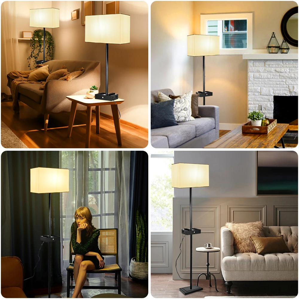 

LEGELITE Floor Lamp Living Room Bedroom Study Vertical Table Lamp Simple and Modern Tray Vertical Lamp