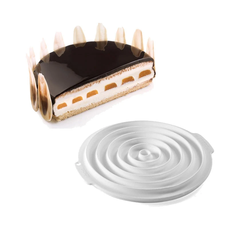 Силиконовая форма для украшения торта вставки в инструменты Декор круглая