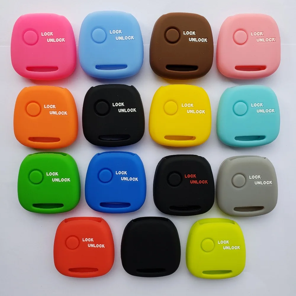 Силиконовый чехол для ключа Suzuki Wagon R Moko Nissan PINO Mazda 1 кнопка 20 шт./лот|key case for car|fob