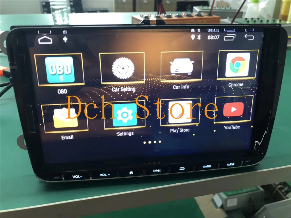 9 дюймов Android 0 8 Восьмиядерный автомобильный DVD GPS для VOLKSWAGEN skoda POLO GOLF PASSAT CC TIGUAN TOURAN