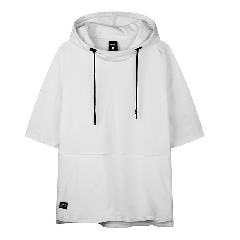 Мужские толстовки KELME летняя однотонная толстовка с рукавом до локтя в стиле