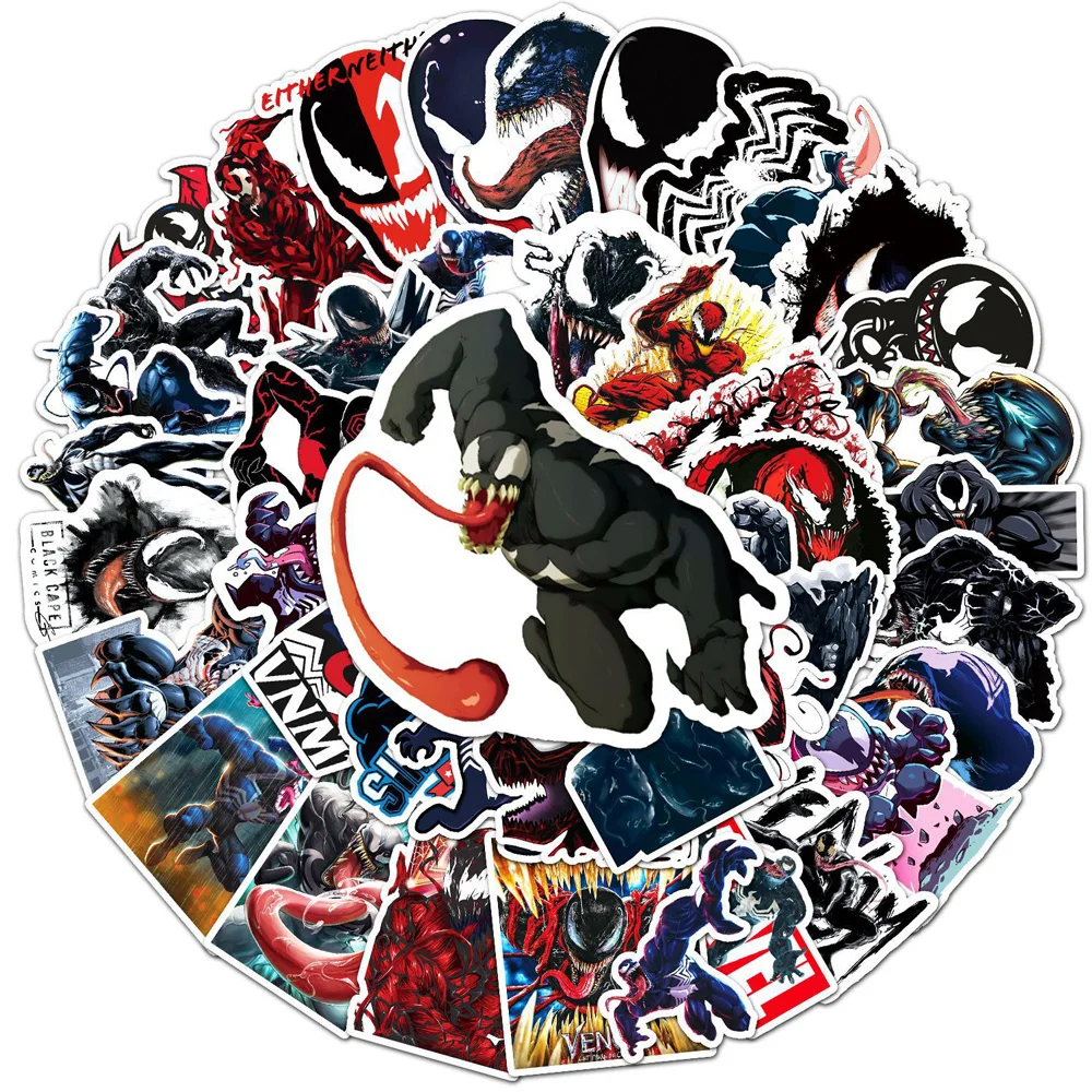 10/30/50 шт Disney Venom наклейки эстетические водостойкие виниловые мультяшные дети