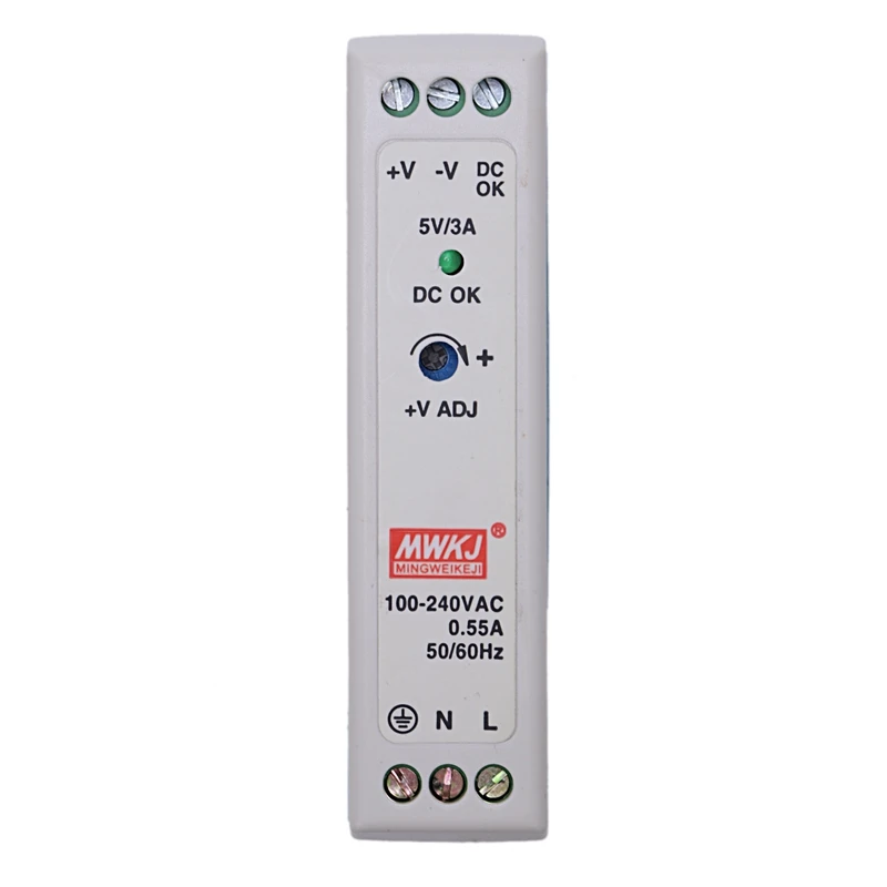 MDR-20 5V 20W источник питания на Din-рейку регулятор напряжения переменного и