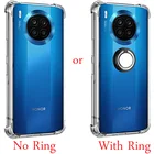 бампер honor 50 X8 ,Металлический держатель кольца Чехол для honor 50 lite смартфон чехлы Honor 50 Pro SE Case Huawei Honor 50Lite силиконовый прозрачный ударопрочный чехол поко 50 лайт чехлы поко50 чехол Xonor 50 Lite
