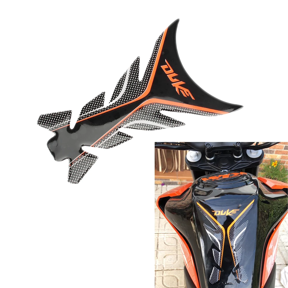 3D Duke Наклейка защитная накладка на бак мотоцикла Наклейка s Moto наклейки чехол для KTM Duke 125 200 390 690 990 1290 Pegatinas Moto