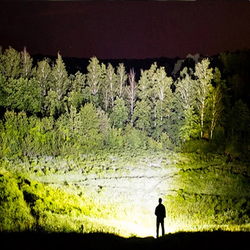 

XHP70.2 The Most Brightess Led Flashlight Zoom Adjustable Aluminum Waterproof IPX6 Power 2pcs 18650 Battery Torch Lantern Litwod