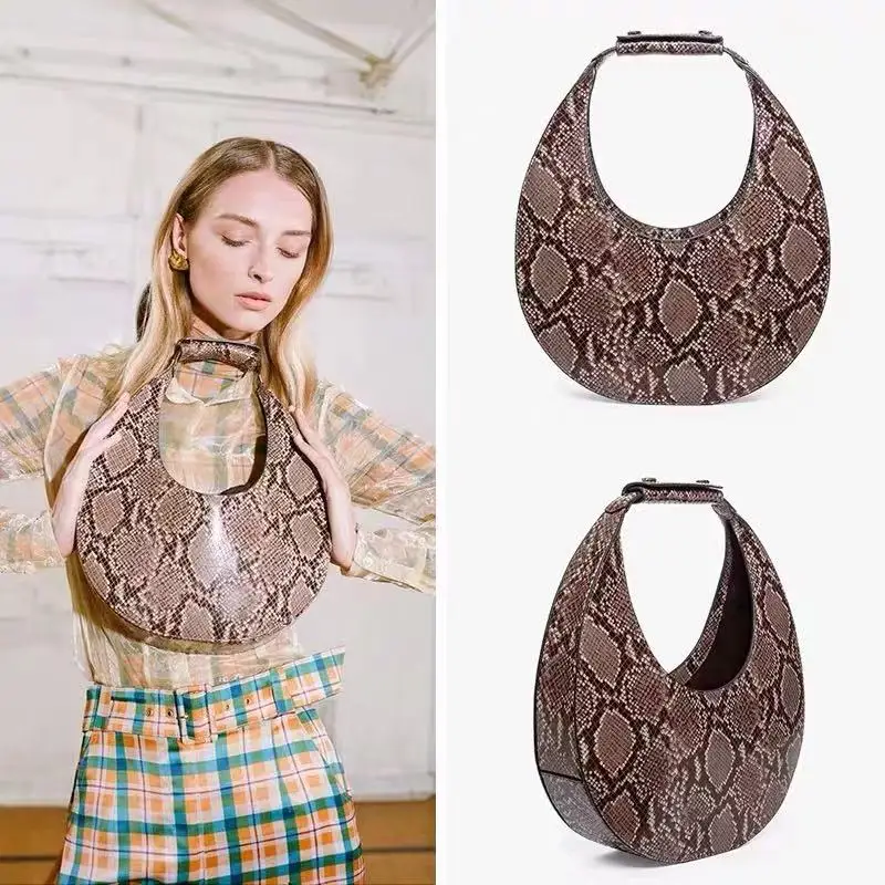 Новая роскошная женская сумка брендовая дизайнерская крокодиловая Подмышечная