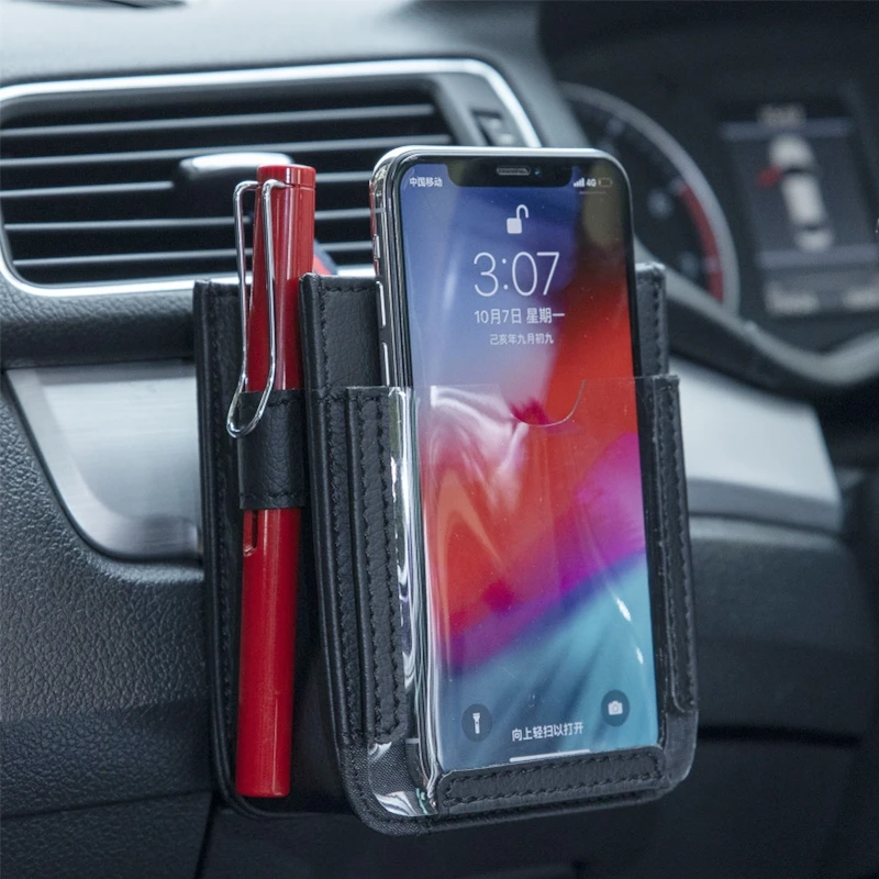 

Car Air Outlet Storage Bag Mobile Phone Storage Hanging Bag