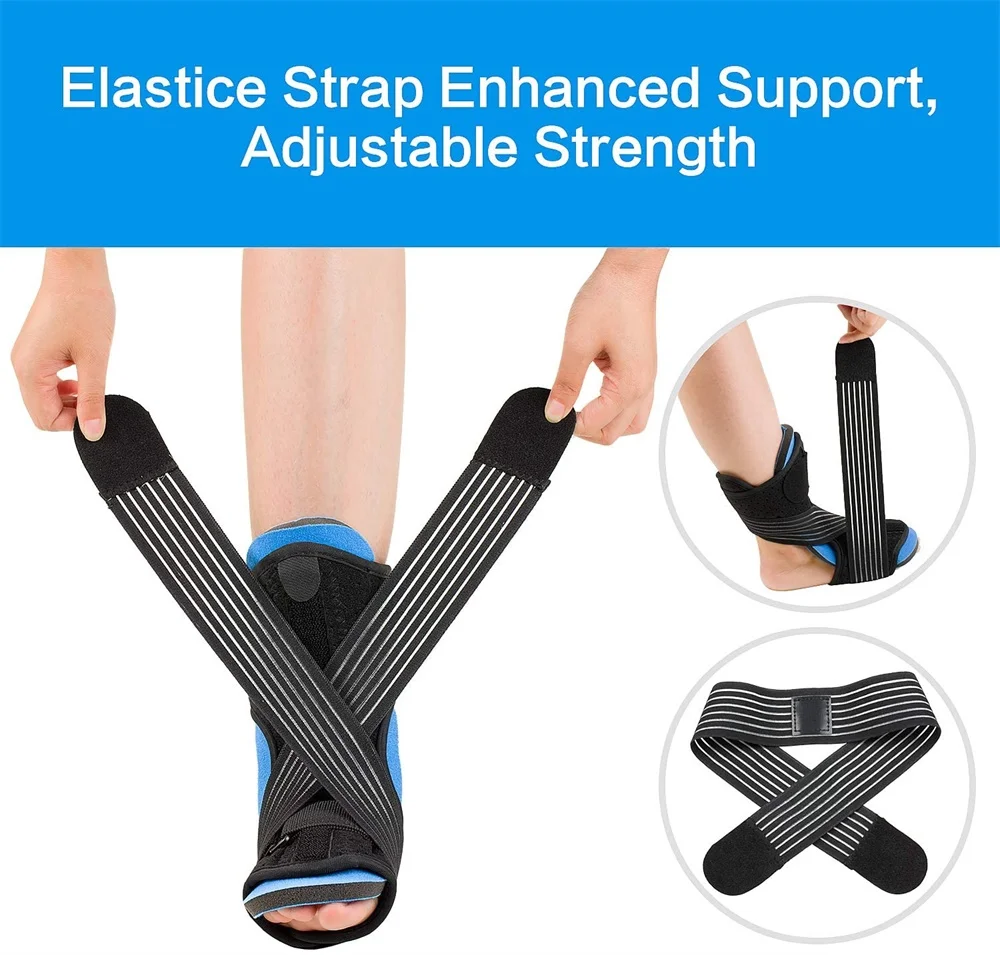 Ankle Support Adjustable Foot Drop Armor Compression Gambrel Braces for Sports Protection | Спорт и развлечения