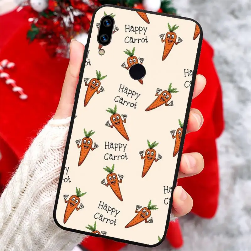 

Carrot food cartoon pattern Phone Case For Xiaomi Redmi note 7 8 9 t k30 max3 9 s 10 pro lite