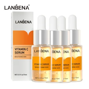 4 шт. LANBENA Витамин С отбеливающая Сыворотка гиалуроновая кислота для лица улиточный крем для удаления веснушек Speckle выцветание темных пятен против старения