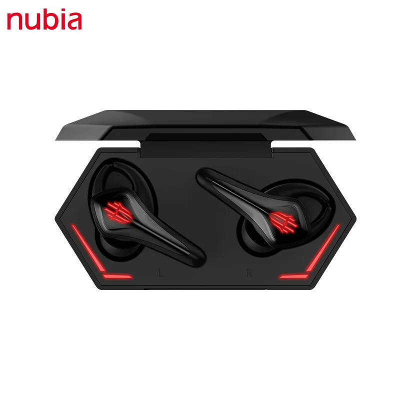 100% Original Nubia RedMagic TWS Gaming Earphones for 5S 5G Wireless Bluetooth Earbuds 4-16 hours of battery life | Электроника