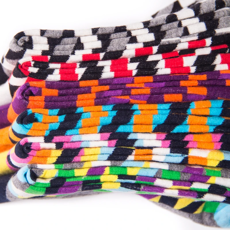 Носки мужские из хлопка яркие в деловом стиле подарок MYORED 5 пара/лот | Мужская