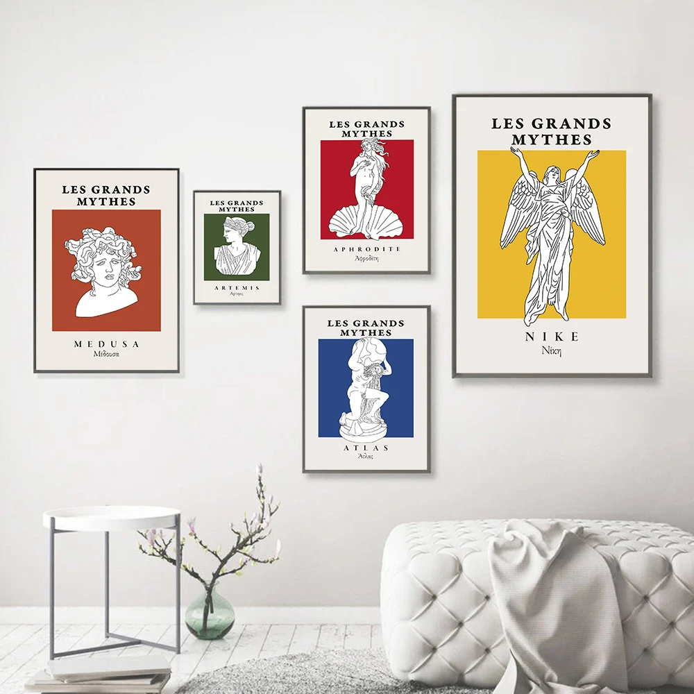 Картины и постеры для греческой богини статуя бюста искусство абстрактной стены